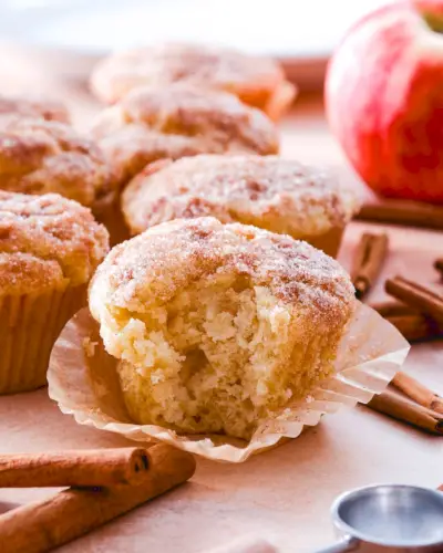 Jablkovo škoricové muffiny