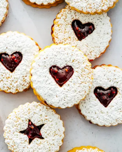 Biscoitos Linzer