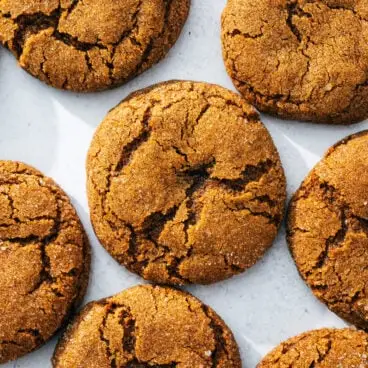 Biscoitos de melaço de gengibre