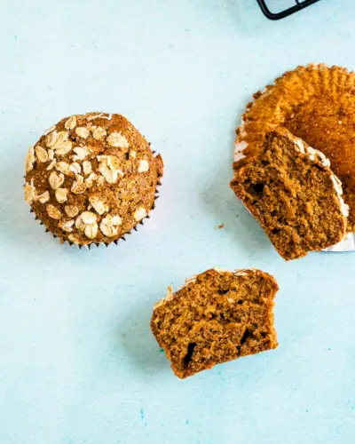 Muffins à la compote de pommes