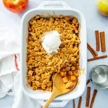Crumble di mele