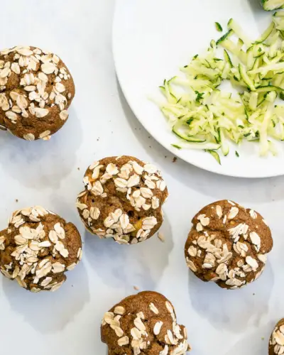 Muffins santé aux courgettes