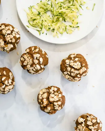 Muffins santé aux courgettes