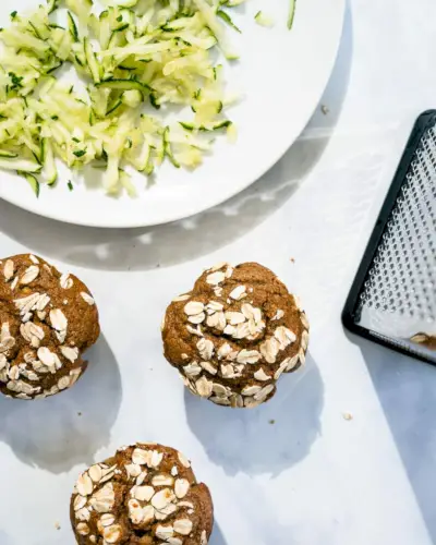 Muffins santé aux courgettes