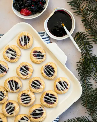 Einfache Fingerabdruck-Cookies