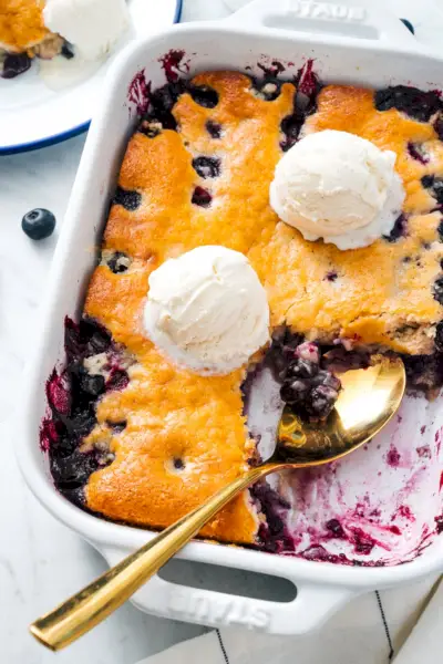 Rezept für Blaubeer-Cobbler