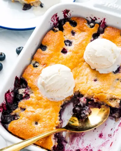 Rezept für Blaubeer-Cobbler