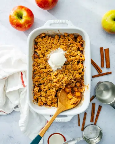 Recept na jablkovú strúhanku