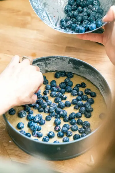Blaubeerkuchen
