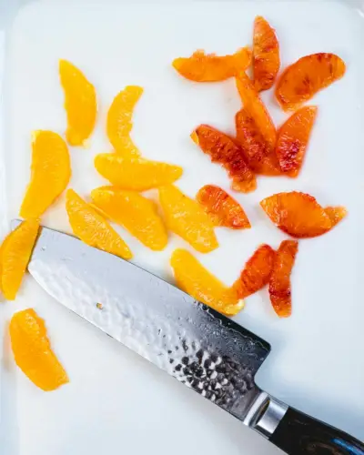 Cómo cortar una naranja