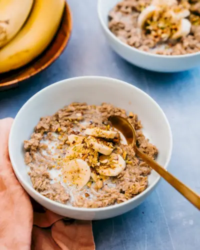 Recette de flocons d'avoine et de banane