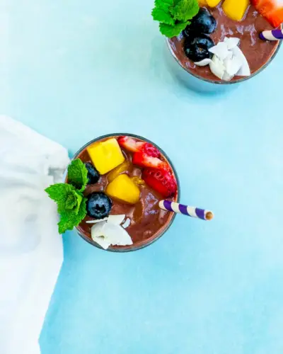 Como fazer um smoothie de açaí