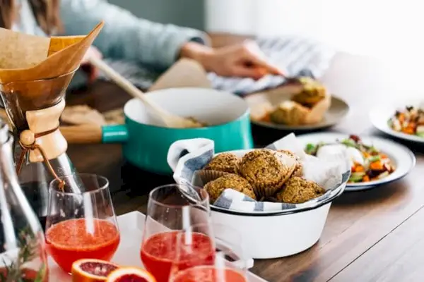 Œufs pochés et pommes de terre