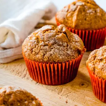 Muffins à la citrouille et aux épices