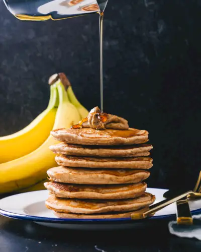 Crêpes végétaliennes à la banane