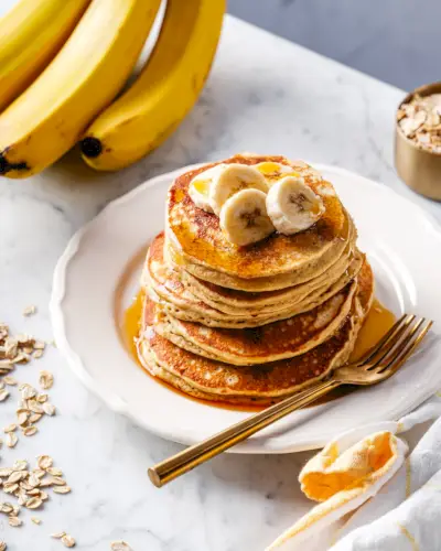 Panquecas de Banana e Aveia