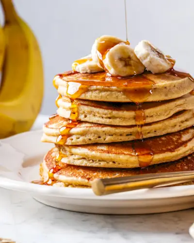 Panquecas de aveia e banana