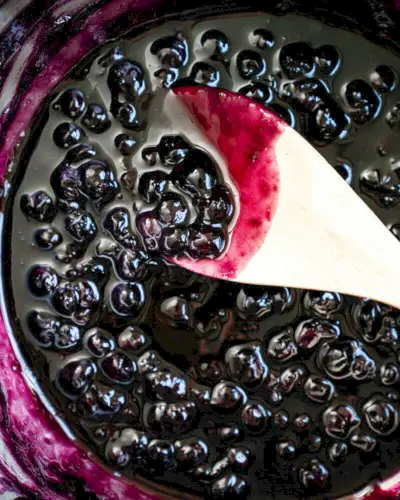 Schnelle Blaubeersauce