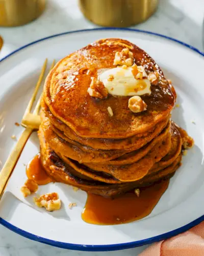 Panqueques de calabaza y especias