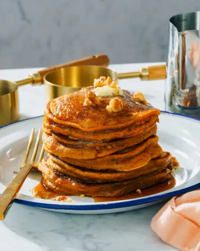 Panqueques de calabaza y especias