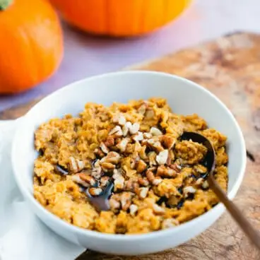 avena con calabaza