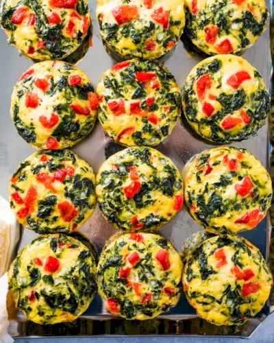 Mini quiche senza crosta