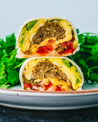 Recette de burrito pour le petit-déjeuner