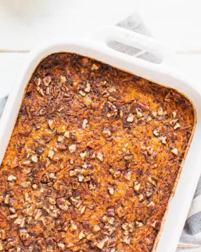 Gâteau aux carottes Gruau coupé en acier au four | Yumpulse