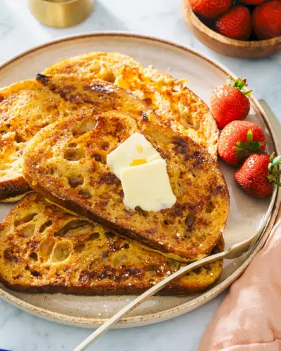 Francúzsky toast z kysnutého cesta