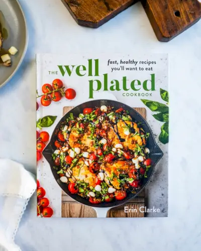 Livre de recettes bien préparé