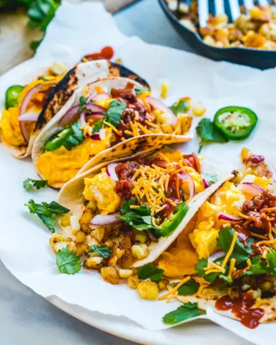 Recette de tacos pour le petit-déjeuner