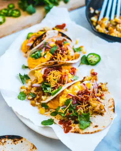 Recette de tacos pour le petit-déjeuner