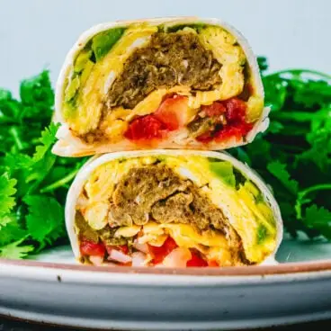 Recette de burrito pour le petit-déjeuner