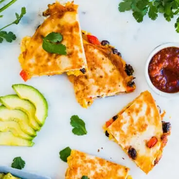 Quesadillas pour le petit-déjeuner