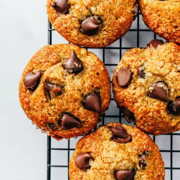 Muffins aux bananes et aux pépites de chocolat