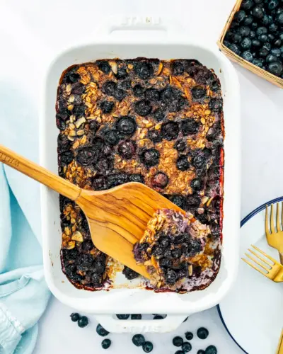 Avena Al Horno Con Arándanos