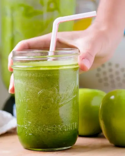 Smoothie de maçã verde