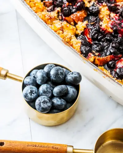 Casseruola di toast francese ai mirtilli
