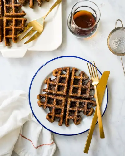Waffles de gengibre