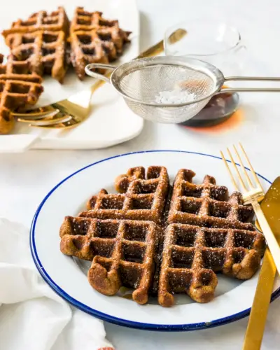 Waffles de gengibre