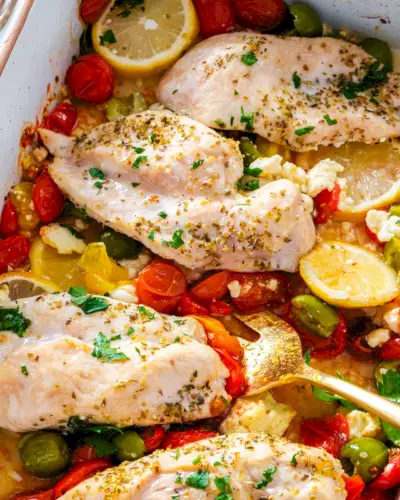 Ricetta del pollo greco