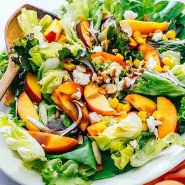 Salade de pêches
