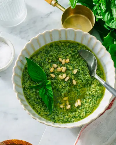 Recept na bazalkové pesto