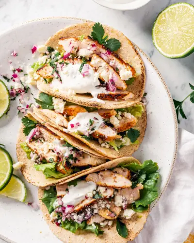 Tacos de frango
