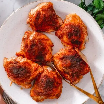 Cuisses de poulet au four