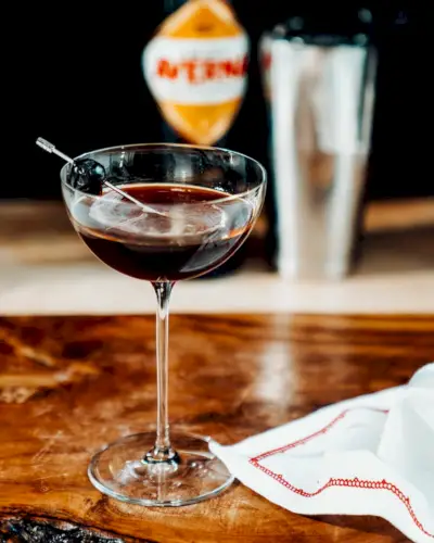 Recept Black Manhattan
