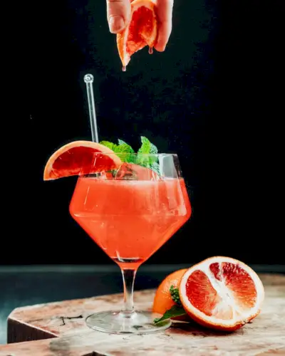 Cocktail di arancia rossa