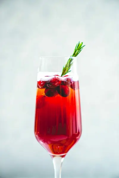 Boisson au poinsettia