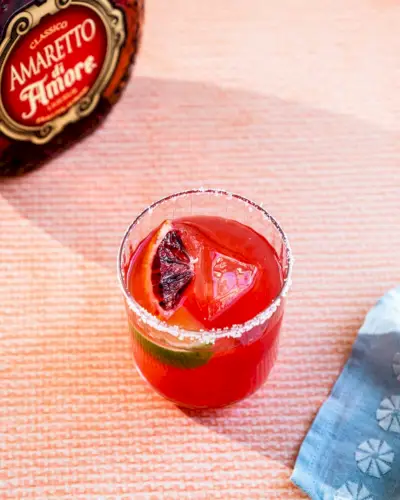 Amaretto mit italienischer Margarita.