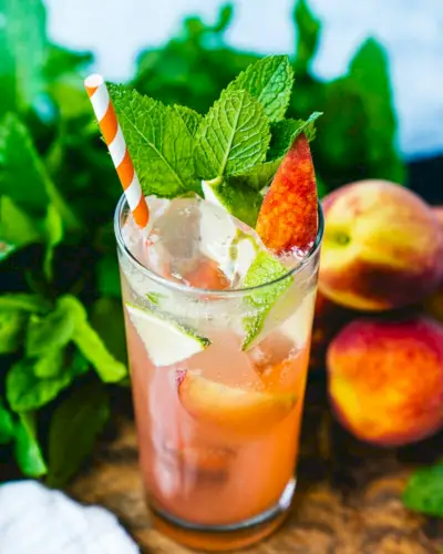 Pfirsich-Mojito